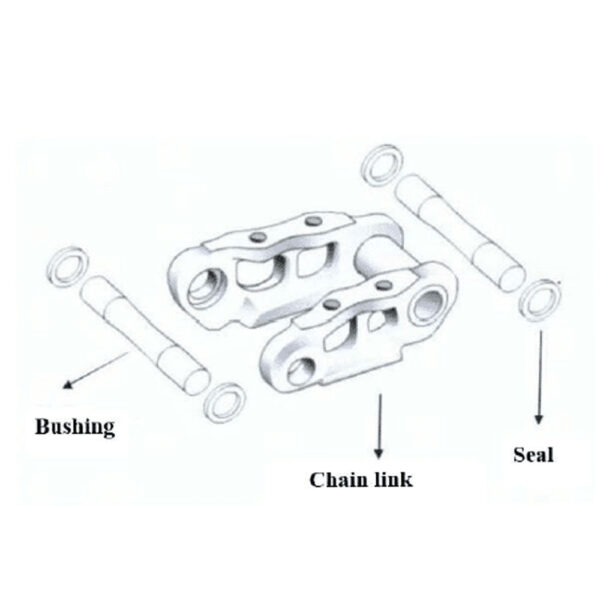 Eslabón de cadena para maquinaria Doosan